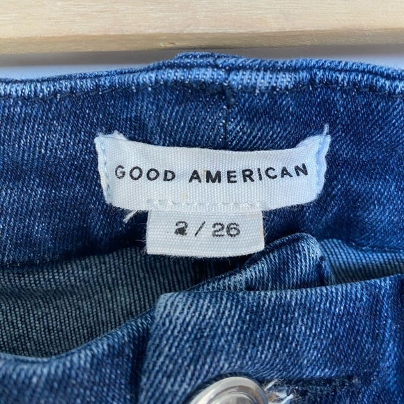 Good American GOOD WAIST SKINNY‎ JEANS blue867 - Picture 12 of 16